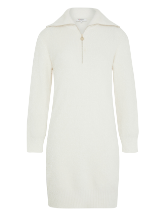 RMNOVI - Robe pull en maille | Beige