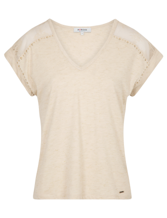 DIMANI - Tee-shirt manches courtes | Beige