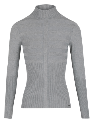 Pull col roulé | Gris