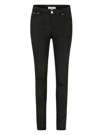 PACO - Pantalon slim en coton mélangé | Noir