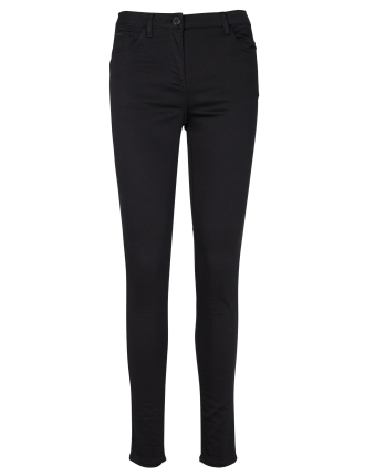 PZERI - Jean skinny à détails strass | Noir