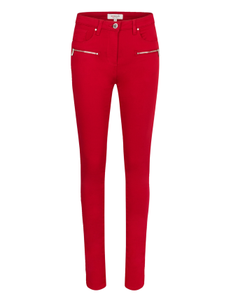 PATRICK - Jean skinny en coton mélangé | Rouge