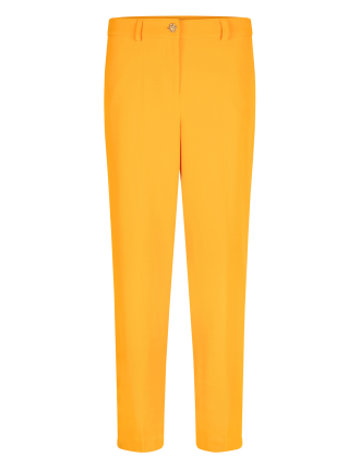 PRELI.F - Pantalon ajusté à pinces | Orange