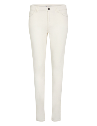 PIOUBA - Jean skinny en coton mélangé | Blanc