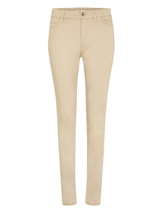 PIOUBA - Jean skinny en coton mélangé | Beige