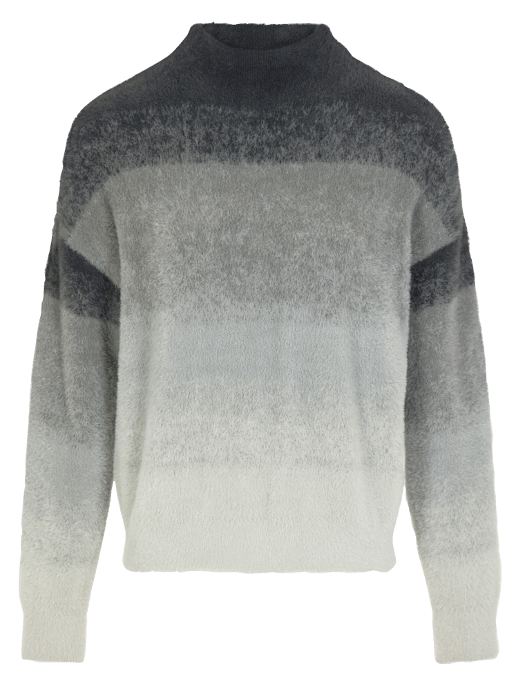 MDYE - Pull col montant | Gris