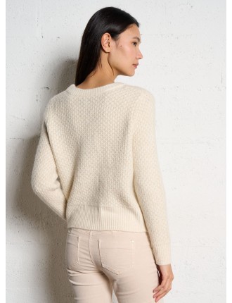 MPAUL - Pull col rond manches longues | Beige