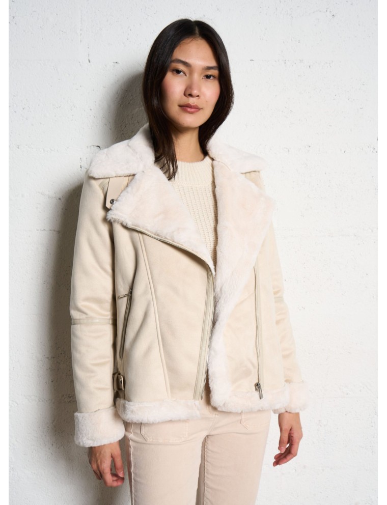 GSAPA - Veste droite col classique | Beige