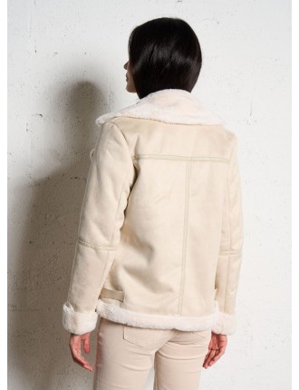 GSAPA - Veste droite col classique | Beige