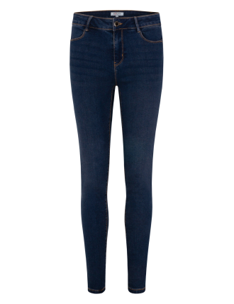 PARDA - Jean slim-fit brut en coton mélangé | Bleu