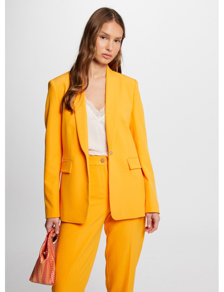 VRELI.F - Veste de tailleur cintrée | Orange