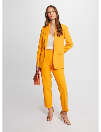 VRELI.F - Veste de tailleur cintrée | Orange