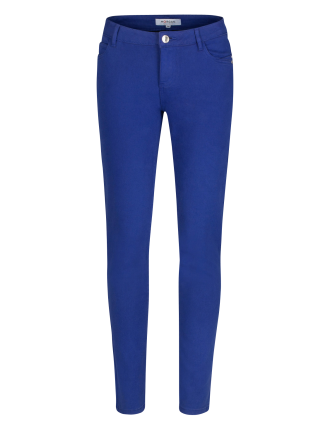 PETRA - Pantalon skinny taille basse | Bleu