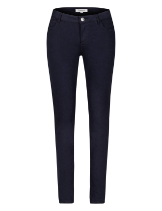 PETRA - Pantalon skinny taille basse | Bleu