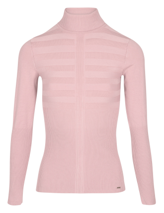 Pull col roulé | Rose