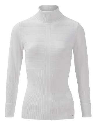 Pull col roulé | Blanc