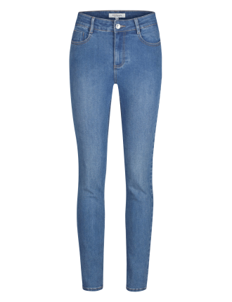 PAM - Jeans slim taille haute 7/8ème | Bleu