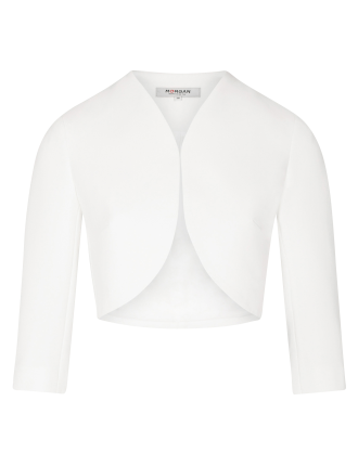 VELEO.F - Veste boléro droite  | Blanc