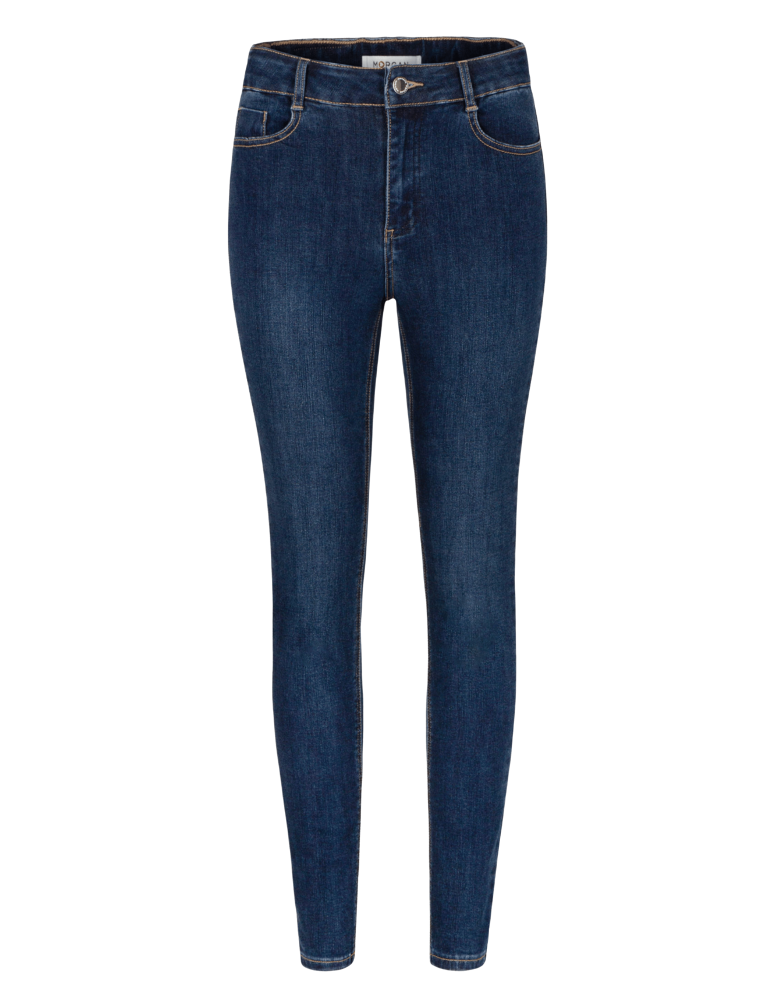 PAM - Jeans slim taille haute 7/8ème | Bleu