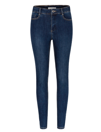 PAM - Jeans slim taille haute 7/8ème | Bleu