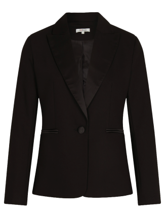 VFIBY.F - Veste tailleur en coton mélangé | Noir