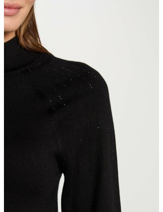 MPRETTY - Pull col rond  | Noir