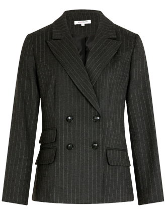 VTALI.F - Veste de tailleur rayée | Gris