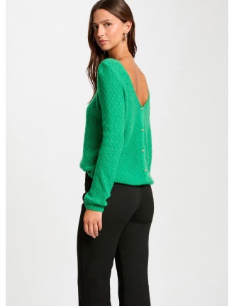 MACARO - Pull col rond | Vert