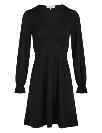 RSASHA - Robe courte col V | Noir