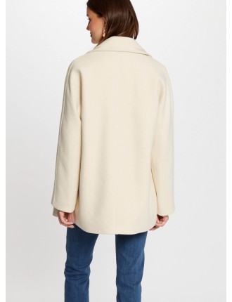 GAM - Manteau mi-long boutonné | Beige