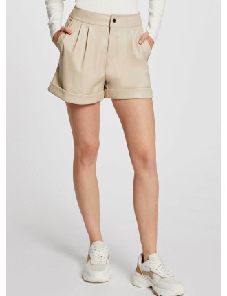 SHILOM - Short taille haute | Beige