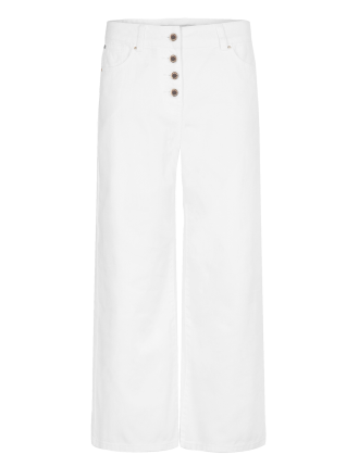 PMIMI - Jean droit taille haute  | Blanc